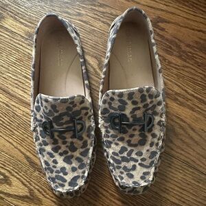 Leopard Print Driver / Loafers : Cole Haan Tully Driver | 7